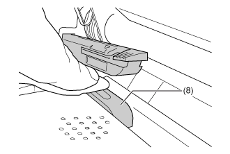 Cleaning the spare parts in the CLNX Plus Printer