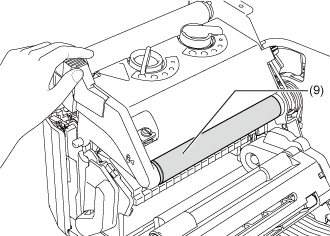 Cleaning the spare parts in the CLNX Plus Printer