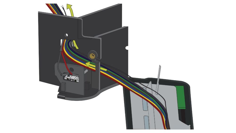 Installing a cutter in the WS4-DT printer