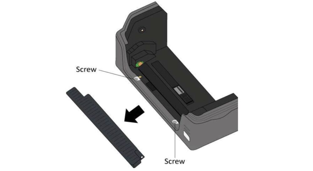 Installing a cutter in the WS4-TT printer