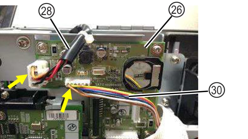 Installing a dispenser unit in the CL4NX Plus printer