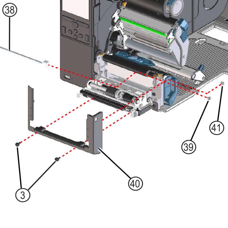 How to Install a Dispenser in the CL4NX Plus Printer