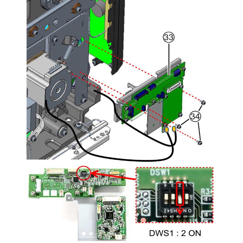 Installing an HF RFID kit in the CL4NX Plus printer