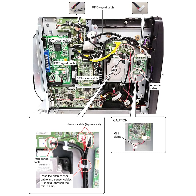 Installing an HF RFID kit in the CL4NX Plus printer