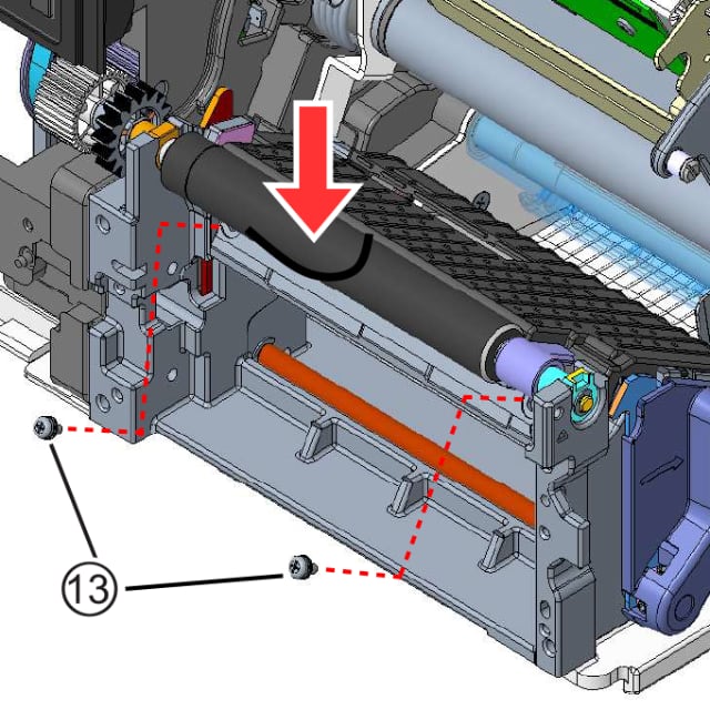 Installing a UHF RFID kit in the CLNX Plus printer