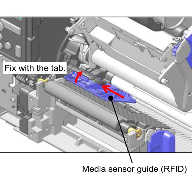 Installing a UHF RFID kit in the CLNX Plus printer