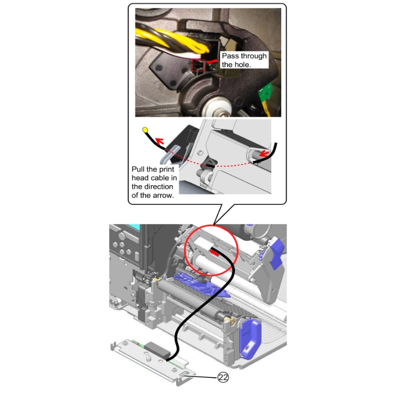Installing a UHF RFID kit in the CLNX Plus printer