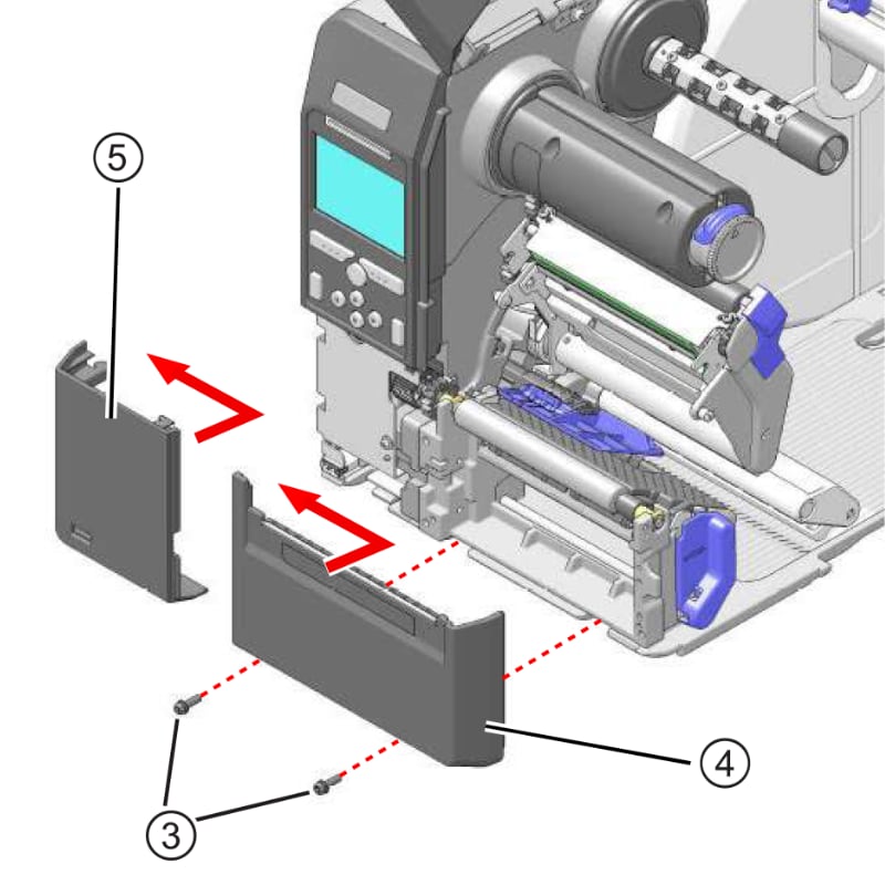 Installing a UHF RFID kit in the CLNX Plus printer