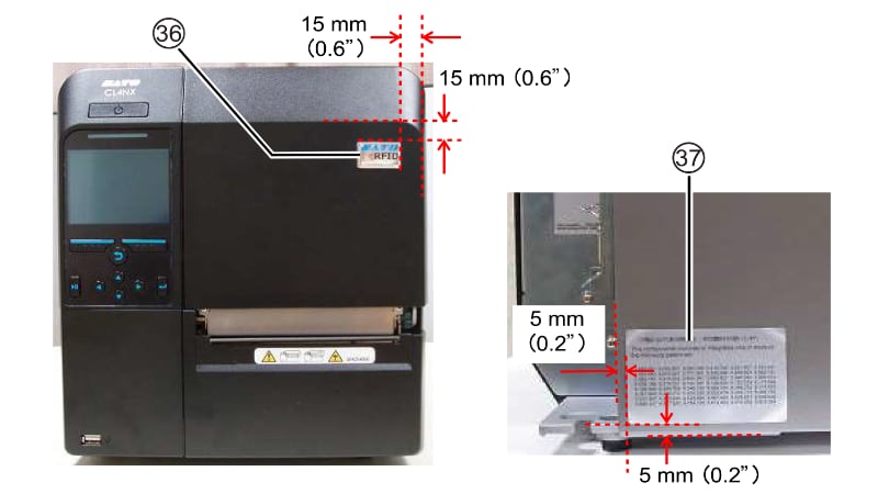 Installing a UHF RFID kit in the CLNX Plus printer