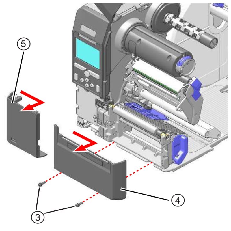 Installing a cutter in the CLNX Plus Printer