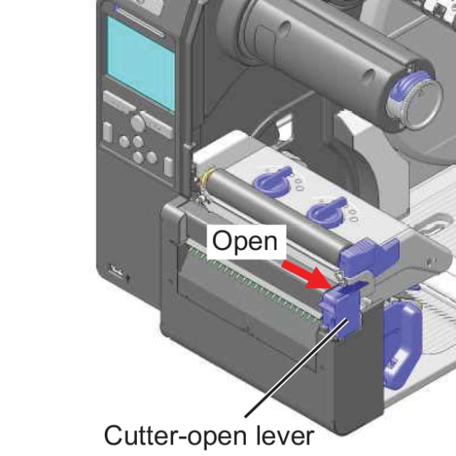Installing a linerless cutter kit in the CL4NX Plus Printer