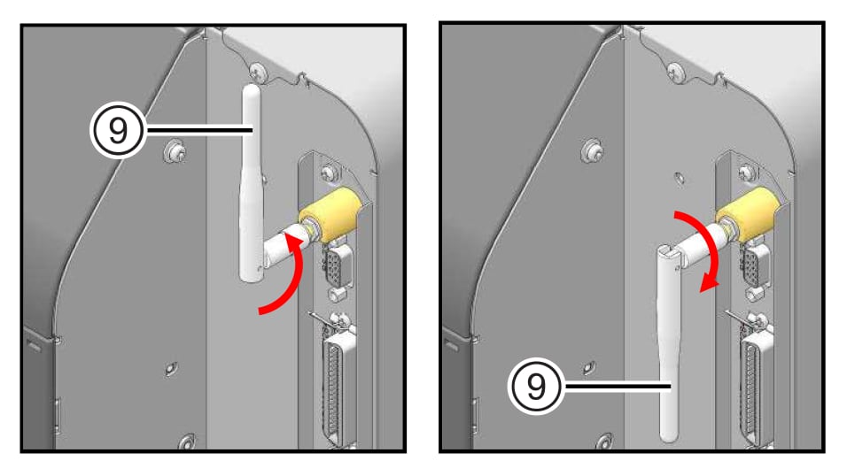 Installing a wireless LAN kit in the CLNX Plus Printer