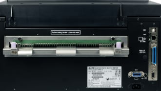 SATO SG112-ex wide-format thermal label printer interface ports